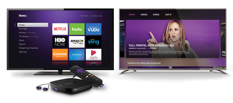 Television UIs introduced by Comcast, Roku and Turner Broadcasting