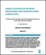 ComSonics I Nimble This Proactive Network Maintenance and ComSonics Signal Leakage Tools