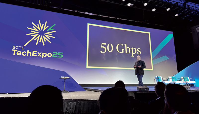 CableLabs CEO Phil McKinney at SCTE TechExpo.